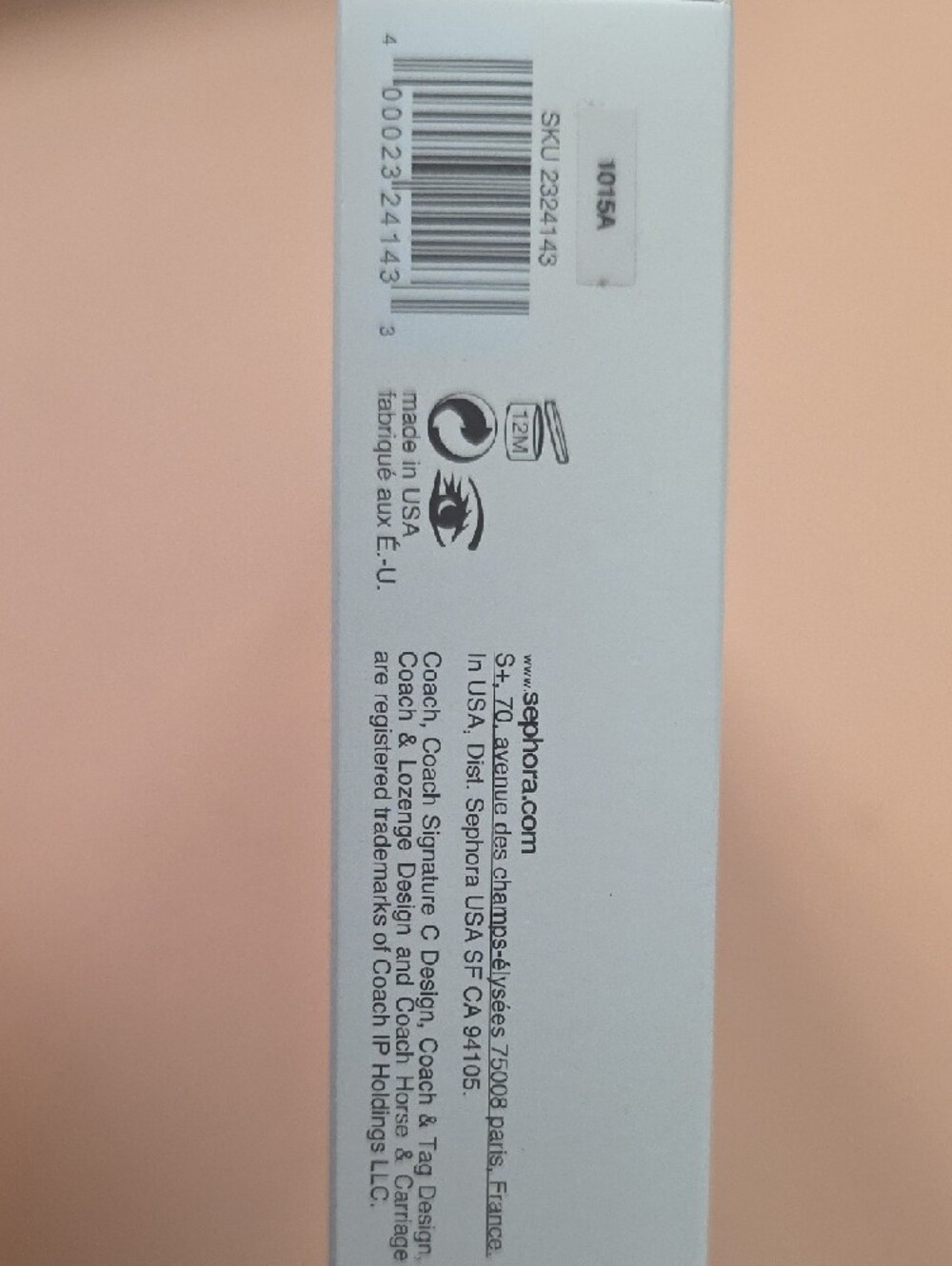 Coach Peach & Gold Rexy Eyeshadow Palette - Picture 6 of 6